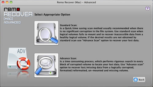 Restore Partition from Mac OS X Lion - Advance Scan Method